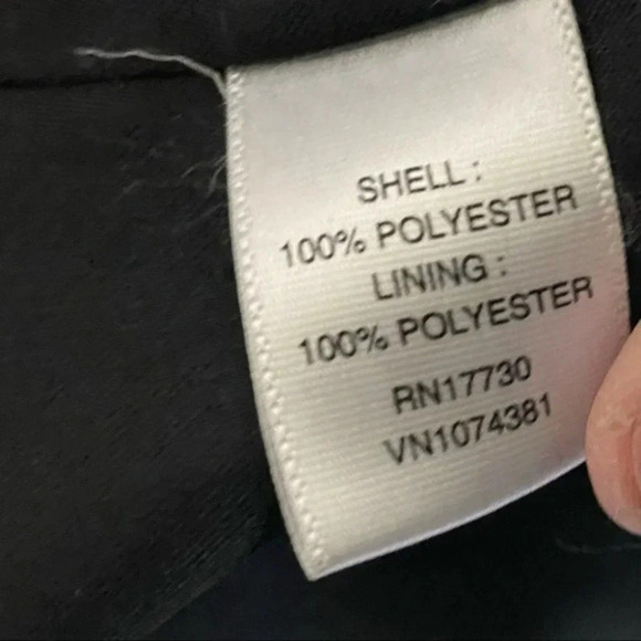 Black Button-Down Trench Coat with Contrast Stitching Women's - Picture 7 of 7